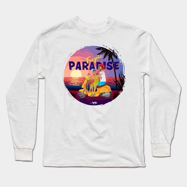 Tropic paradise Long Sleeve T-Shirt by Yerlanio